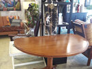 Charters Round Dining Table with Drop Down Leaves Made to Order New Zealand