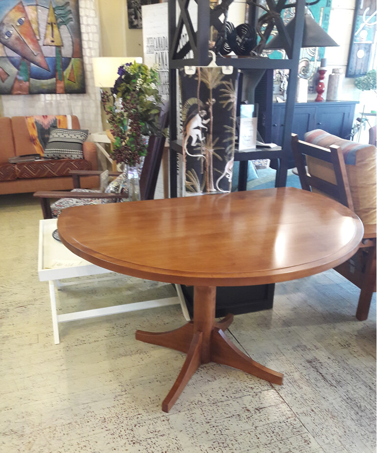 Charters Round Dining Table with Drop Down Leaves Made to Order New Zealand