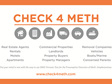 CHECK4METH Meth screening kit  - 1.5ug/100cm2 - 40 test value pack