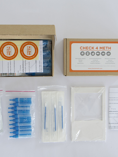 CHECK4METH  Meth Screening  Kit - 10 tests 0.5ug/100cm2 level