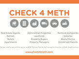 CHECK4METH Meth screening kit -   including blue box