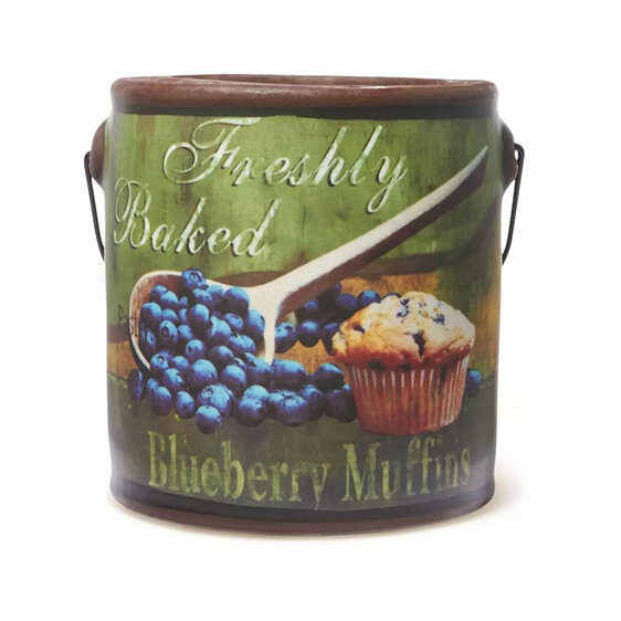 Cheerful Candle Blueberry Muffins Ceramic Paint Can 20oz 567g