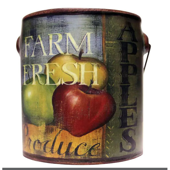Cheerful Candle Juicy Apples Ceramic Paint Can 6oz 170g