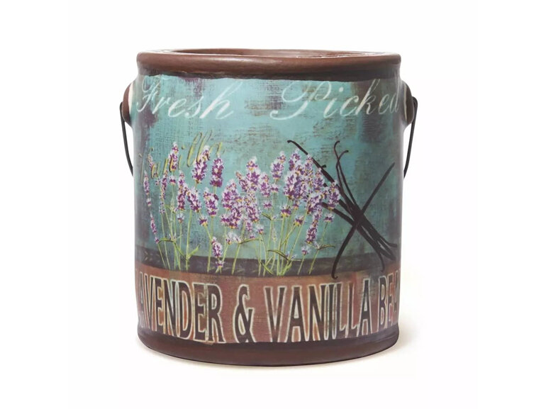Cheerful Candle Lavender Vanilla Ceramic Paint Can 6oz 170g