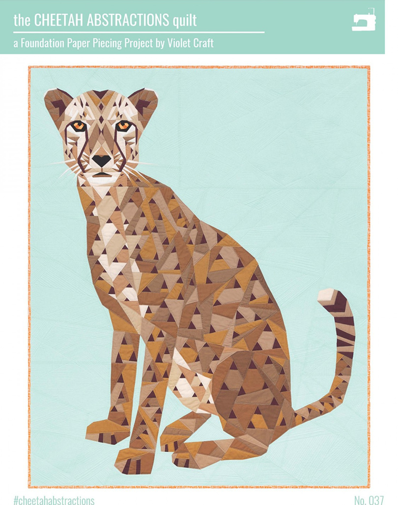 The Cheetah Abstractions  Quilt Pattern