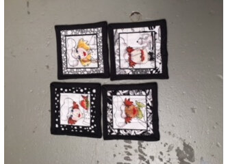 Chef Coasters - Set of 4