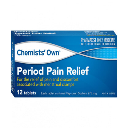 CHEMIST OWN PERIOD PAIN RELIEF TABLET 12S