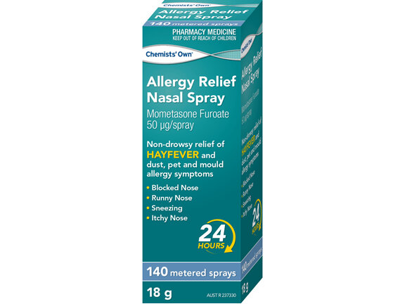 Chemists' Own Allergy Relief Nasal Spray 50mcg 140 doses