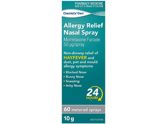 Chemists' Own Allergy Relief Nasal Spray 60 Doses