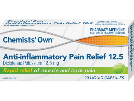 Chemists' Own Anti-Inflammatory Pain Relief 12.5mg 20 caps