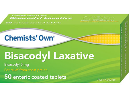 Chemists' Own Bisacodyl Laxative 50 tabs