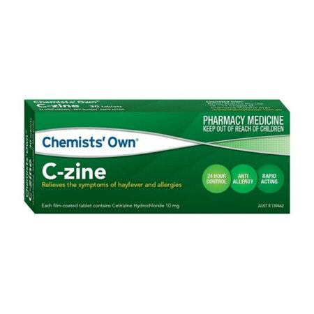 Chemists' Own C-Zine 10mg Tablets 50 Pack