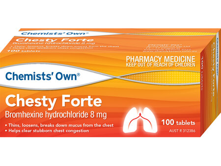 Chemists' Own Chesty Forte 8mg 100 tabs