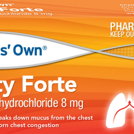 Chemists' Own Chesty Forte Tablets, 100 Pack