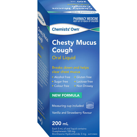 Chemists' Own Chesty Mucus Cough 200mL