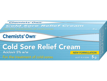 Chemists' Own Cold Sore Cream 5g