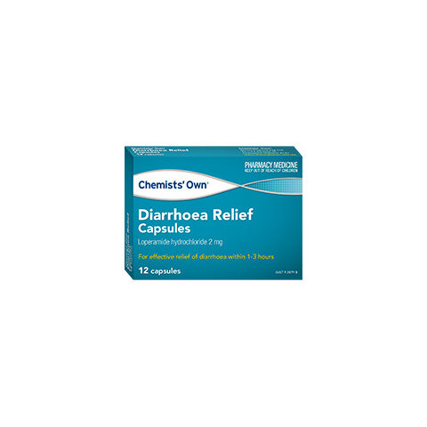 Chemists' Own Diarrhoea Relief 12 Capsules