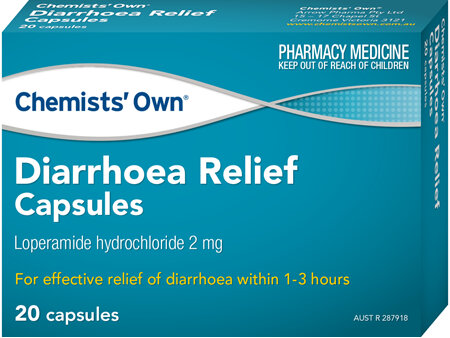 Chemists' Own Diarrhoea Relief 20 caps