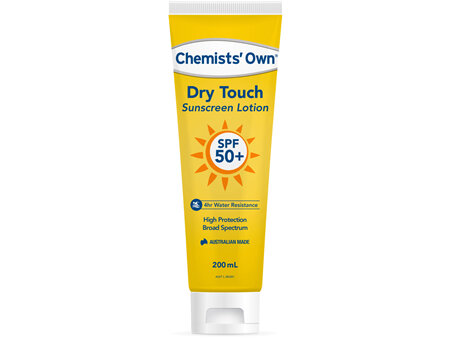 Chemists' Own Dry Touch Sunscreen SPF50 200mL