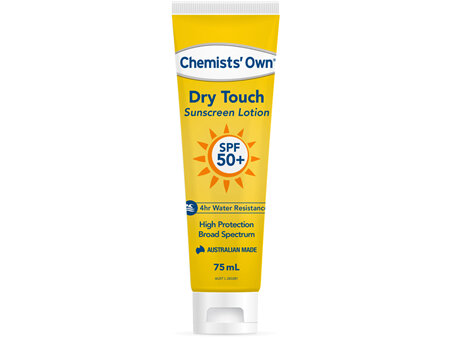 Chemists' Own Dry Touch Sunscreen SPF50 75mL