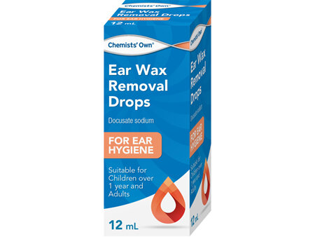 Chemists' Own Ear Wax Removal Drops 12mL