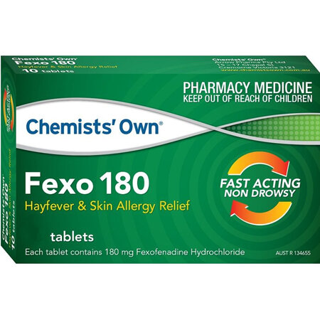 Chemists' Own Fexo 180mg Tablets 10 Pack