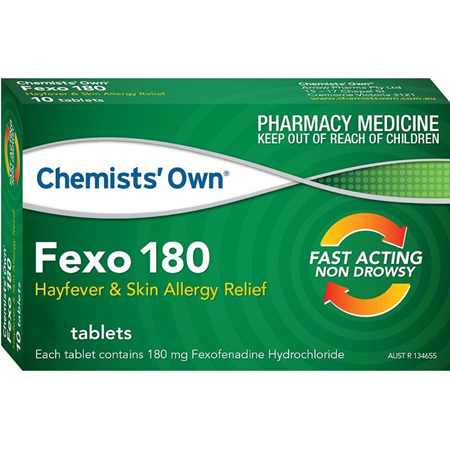 Chemists' Own Fexo 180mg Tablets 30 Pack