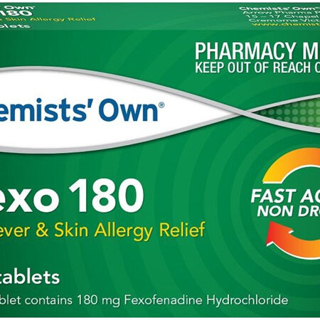 Chemists' Own Fexo 180mg Tablets 70 Pack