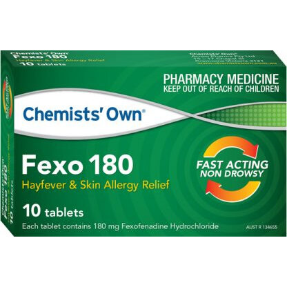 CHEMISTS OWN FEXO TABLETS 180MG 10