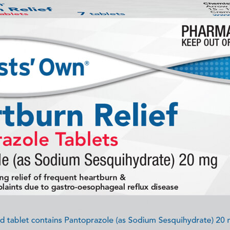 Chemists' Own Heartburn Relief Tablets, 7 Pack