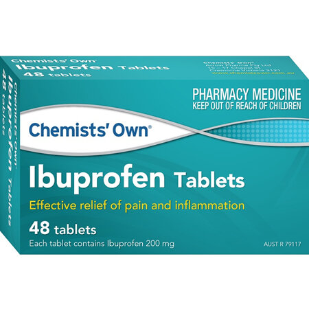 Chemists' Own Ibuprofen 200mg 48 Tablets
