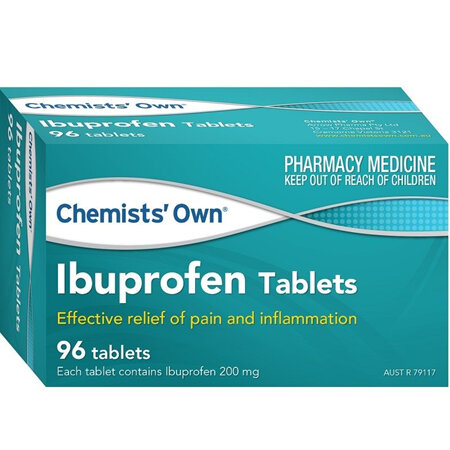 Chemists' Own Ibuprofen 200mg 96 Tablets