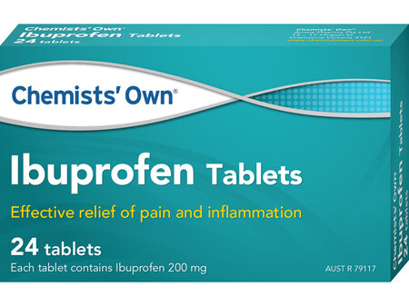 Chemists' Own Ibuprofen 24 tabs