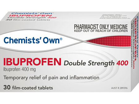 Chemists' Own Ibuprofen Double Strength 400mg 30 tabs