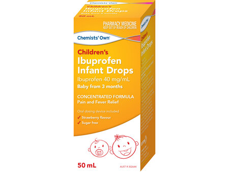 Chemists' Own Ibuprofen Infant Drops 40mg/mL 50mL