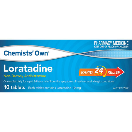 Chemists' Own Loratadine 10mg Tablets 10 Pack