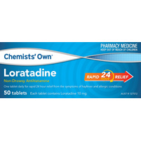 Chemists' Own Loratadine 10mg Tablets 50 Pack