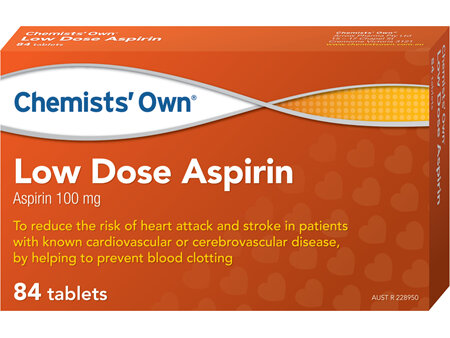Chemists' Own Low Dose Aspirin 84 tabs