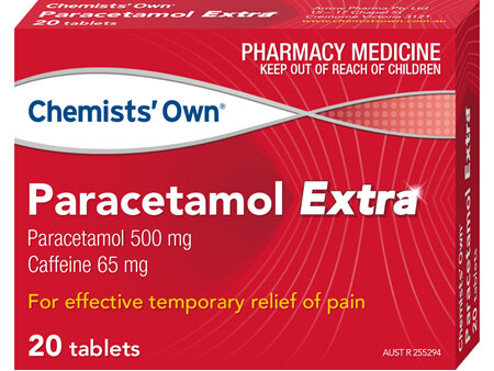 Chemists' Own Paracetamol Extra 20 tabs