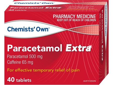 Chemists' Own Paracetamol Extra 40 tabs