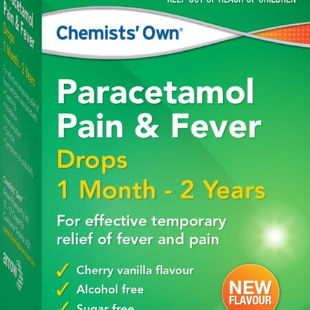 Chemists' Own Paracetamol Pain & Fever 1 Month - 2 Years 20mL