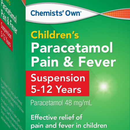 Chemists' Own Paracetamol Pain & Fever 5-12 Years 200mL