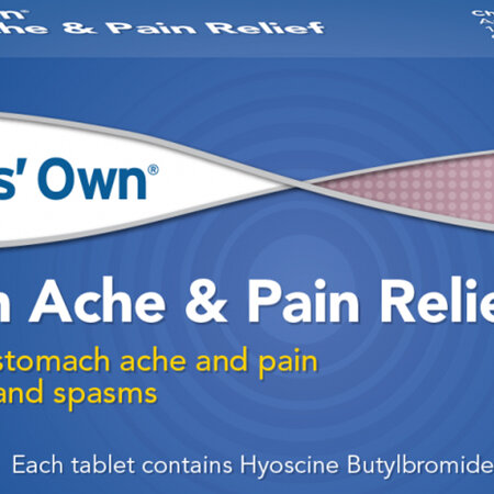 Chemists' Own Stomach Ache & Pain Relief 20 Tablets