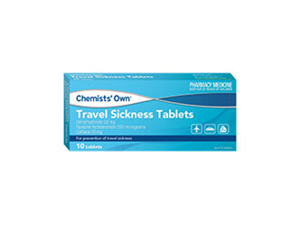Chemists' Own Travel Sickness 10 Tablets