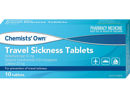 Chemists' Own Travel Sickness 10 tabs