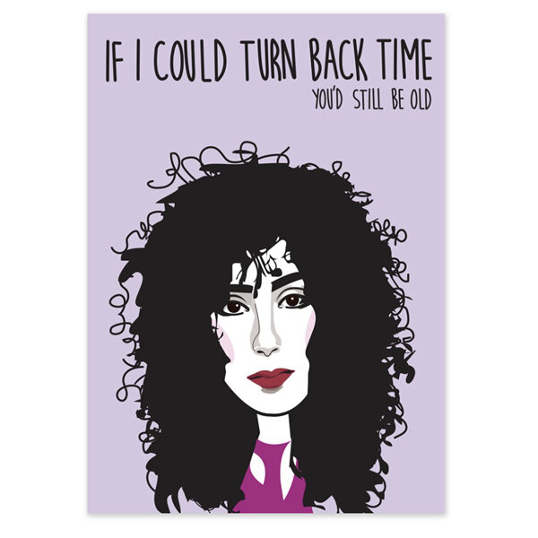 Cher Birthday Card - Cath Tate by Jo Burrows