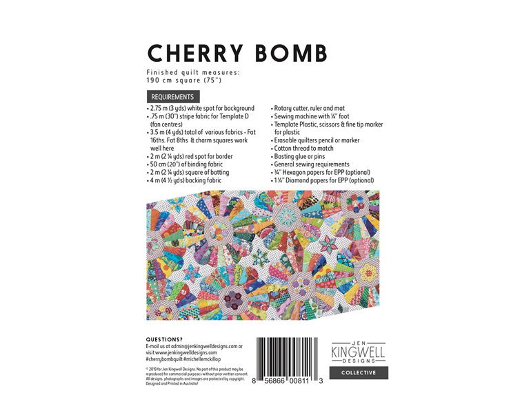 Cherry Bomb Pattern by Michelle McKillop