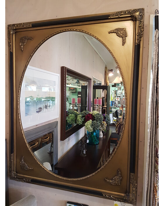 Chevalier Mirror Oval Mirror Antique Gold Frame New Zealand