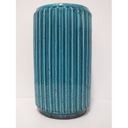 Chi Chi Vase Turquoise blue large C0995