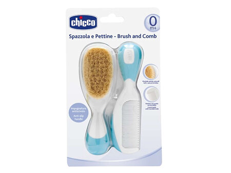CHICCO Brush & Comb Set - Blue